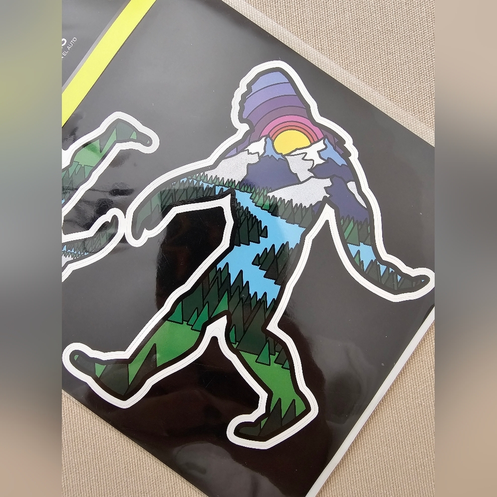 New! Auto Drive 2 Auto Decals Nature Bigfoot / Sasquatch - Picture 2 of 7